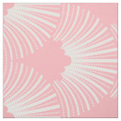 Art-Deko-Muster in Weiß und Rosa Stoff (Muster)