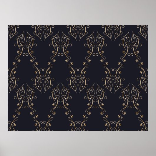 Art Deko nahtlos. Vintager Hintergrund mit (Vorne)