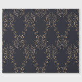 Art Deko nahtlos. Vintager Hintergrund mit Geschenkpapier (Flach)