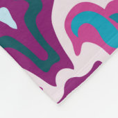 Art Deko - nahtlose Musterdarstellung Fleecedecke (Ecke)