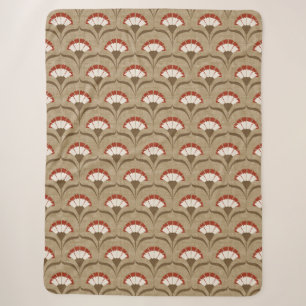 Art Deko Nelken (neutral und rot) Sherpadecke