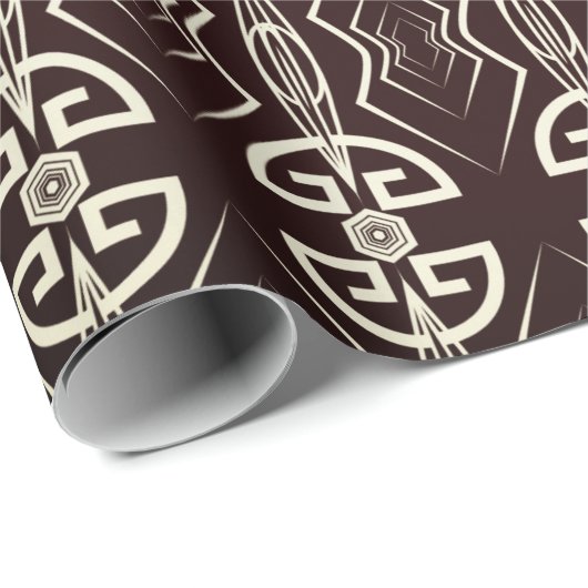 Art Deko Packpapier (Rolleneckpunkt)