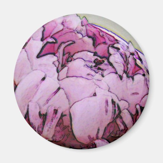 Art Deko-Pfostenmagnet Magnet (Vorne)