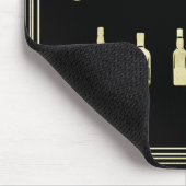 Art Deko rauscht 20's sagenhaftes Verbot Mousepad (Ecke)