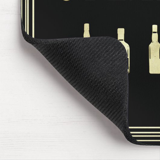 Art Deko rauscht 20's sagenhaftes Verbot Mousepad (Ecke)