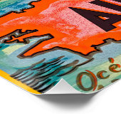 Art Deko Reiseplakat (Ecke)