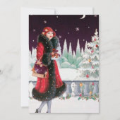 Art Deko Retro Vintage Zusatzinformationen Einladung (Vorderseite)