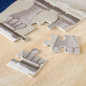 Art Deko Retro Weihnachtsfrau Puzzle (Seite)