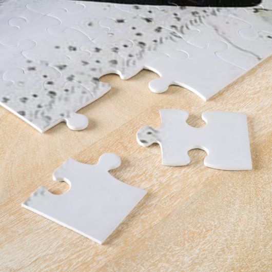 Art Deko Retro Weihnachtsfrau Puzzle (Seite)