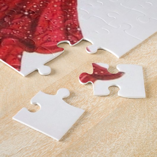 Art Deko Retro Weihnachtspaar Puzzle (Seite)