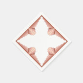 Art Deko Rose Gold11b Serviette (Ecke)