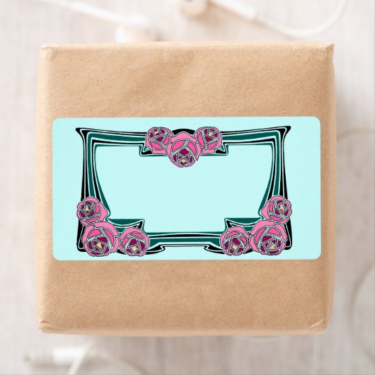 Art Deko Rose Panel (Insitu)