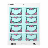 Art Deko Rose Panel (Vorne)