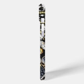 Art Deko Schwarz-Gold-Böhmisches Muster Case-Mate iPhone Hülle (Rückseite / Links)