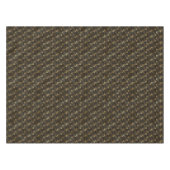 Art Deko Schwarz-Gold-Fliesen-Muster Tischdecke (Vorderseite (Horizontal))
