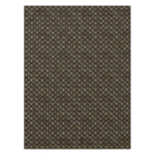 Art Deko Schwarz-Gold-Fliesen-Muster Tischdecke (Vorderseite)