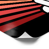 Art Deko Sonne im Morgengrauen (Ecke)