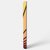 Art Deko Sonne im Morgengrauen Samsung Galaxy Hülle (Linke Seite)