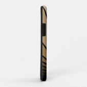 Art Deko Sonne in Bräune Case-Mate iPhone Hülle (Hinten/Rechts)