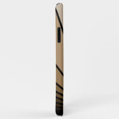 Art Deko Sonne in Bräune Case-Mate iPhone Hülle (Hinten/Rechts)