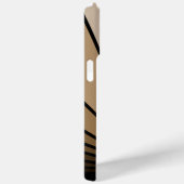 Art Deko Sonne in Bräune Case-Mate iPhone Hülle (Rückseite / Rechts)