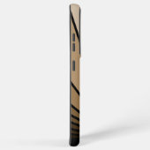 Art Deko Sonne in Bräune Samsung Galaxy Hülle (Rechte Seite)