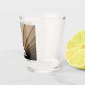 Art Deko Sonne in Bräune Schnapsglas (Rechts)