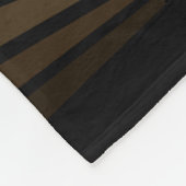Art Deko Sonne in einem Fleece Blanket (Ecke)