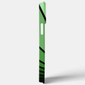 Art Deko Sonne in Grün Case-Mate iPhone Hülle (Rückseite / Rechts)