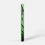 Art Deko Sonne in Grün Samsung Galaxy Hülle (Rechte Seite)