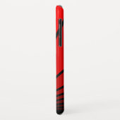 Art Deko Sonne in rot iPhone / iPad Gehäuse Case-Mate iPhone Hülle (Hinten/Links)