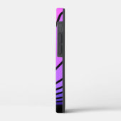 Art Deko Sonne lila & rosa Case-Mate iPhone Hülle (Rückseite / Links)