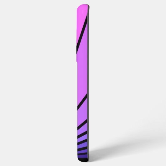 Art Deko Sonne lila & rosa Samsung Galaxy Hülle (Rückseite (Horizontal))