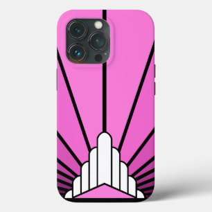 Art Deko Sonne pink Case-Mate iPhone Hülle
