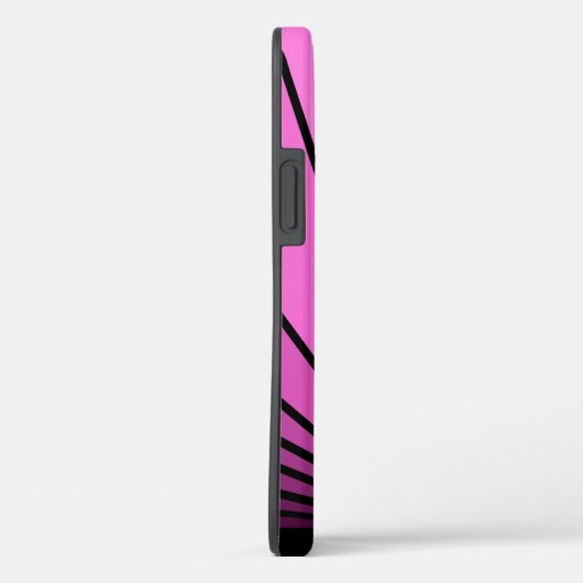 Art Deko Sonne pink Case-Mate iPhone Hülle (Rückseite / Rechts)