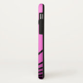 Art Deko Sonne pink Case-Mate iPhone Hülle (Hinten/Links)