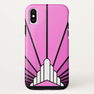 Art Deko Sonne pink Case-Mate iPhone Hülle