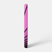 Art Deko Sonne pink Samsung Galaxy Hülle (Linke Seite)