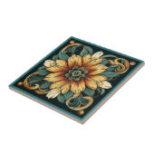 Art Deko Stil Blume Muster Keramik Fliesen (Seite)