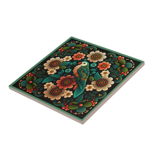 Art Deko Stil Blume Muster Keramik Fliesen (Seite)