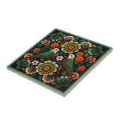 Art Deko Stil Blume Muster Keramik Fliesen (Seite)