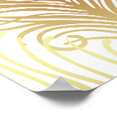 Art Deko Stil geometrische nahtlose Muster in schw (Ecke)