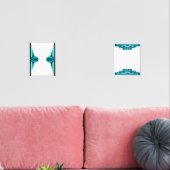 Art Deko sun Bilderwand Sets (Wohnzimmer)