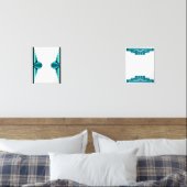 Art Deko sun Bilderwand Sets (Schlafzimmer)