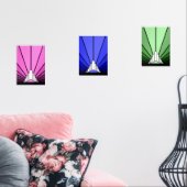 Art Deko sun Bilderwand Sets (Wohnzimmer)