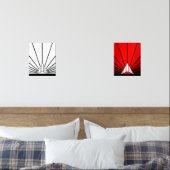 Art Deko sun Bilderwand Sets (Schlafzimmer)