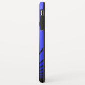 Art Deko sun in blue iPhone / iPad case (Hinten/Links)