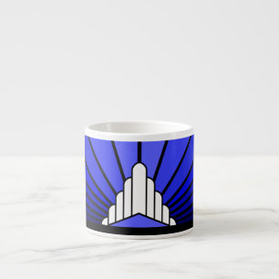 Art Deko Sun in Blue Specialty Tasse