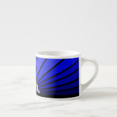 Art Deko Sun in Blue Specialty Tasse (Rechts)