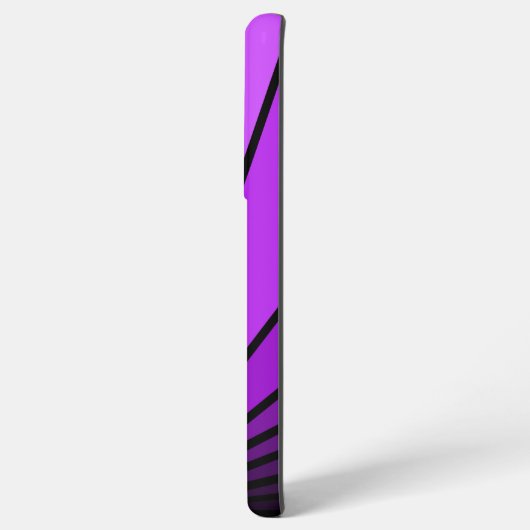 Art Deko Sun in lila Samsung Galaxy Hülle (Linke Seite)